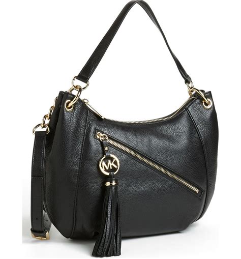 michael michael kors charm tassel large shoulder tote